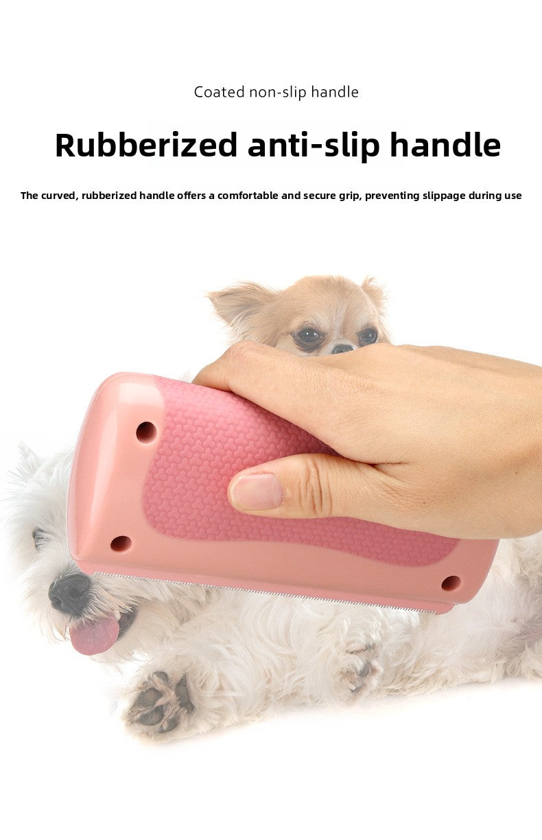 PawStreet De-Shedding Comb in use